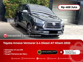 Toyota Kijang Innova Venturer 2.4 Diesel AT Facelift Hitam 2022/2023