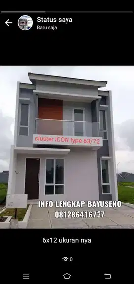 Rumah murah Grand Batavia dp.15%cicil pondasi paku bumi tangerang