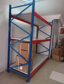 Rak Gudang Heavy Duty Shelving Tahan Beban 1 Ton/Level