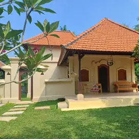 Villa besar dengan view sawah