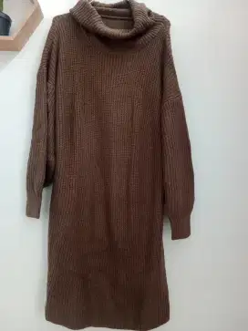 Tunik Rajut coklat