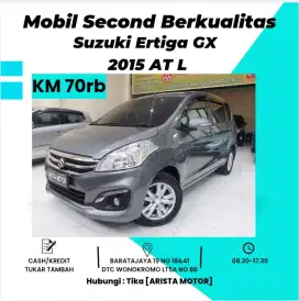 Suzuki Ertiga GX 2015 AT L Km70Rb