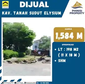 DIJUAL Kavling Sudut Luas di Elysium Tanjung Bunga