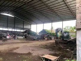 dijual tanah komersil bobus bangunan gudang lokasi sempidi