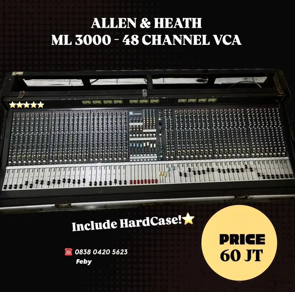 DIJUAL! ALLEN & HEATH ML3000 48Channel VCA