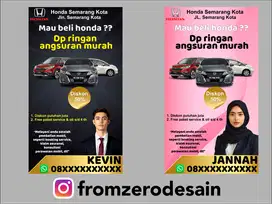 desain grafis video grafis tema sales mobil -from zero desain semarang