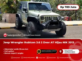 [ KM ANTIK 39K ] Jeep Wrangler Rubicon 3.6 2 Door AT Hijau 2013/2014