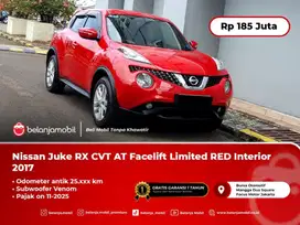 [KM ANTIK 25RB] Nissan Juke RX CVT Facelift Limited RED 2017/2018