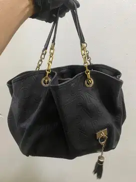 Totebag louis vuitton souple whisper black leather (sale) net