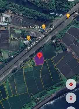 Dijual Tanah Strategis di Jl Utama Bypass Ida Bagus Mantra