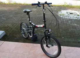 Sepeda lipat air walk R20 7 speed shimano like new