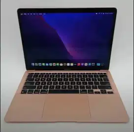 Macbook Air M1 Retina Gold Ram 8GB ssd 256Gb cc masih 31 sangat rendah