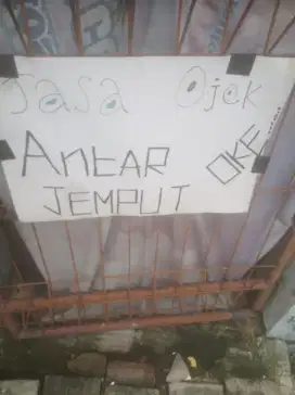 Jasa tukang Ojek antar jemput sekolah dan kerja. Harga murah.