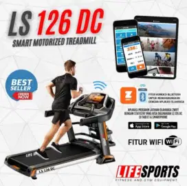 Treadmill Life Sports Komersil LS-126DC