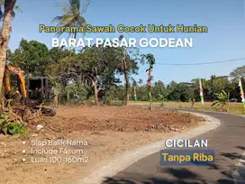 Cocok Untuk Ruang Usaha, Tanah Dijual Sleman Godean