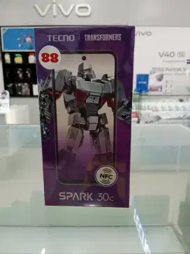 Tecno spark 30c nfc 6/128gb 8/256gb  garansi resmi