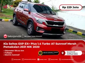 [SUNROOF] Kia Seltos EXP EX+ Plus Fullspec 1.4 Turbo AT NIK 2020/2021