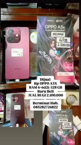 Dijual hp Oppo A3X