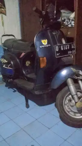 Jual vespa Excel thn 1991 biru tua