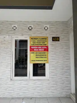 Di jual rumah siap huni cocok buat kantor harga nego sampai jadi