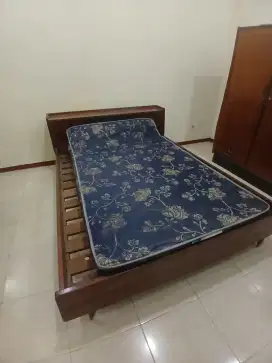 Ranjang Jati + Kasur Springbed