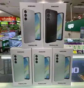 Samsung A16 4G Amoled ram 8gb+8gb/128gb baru garansi resmi harga Promo