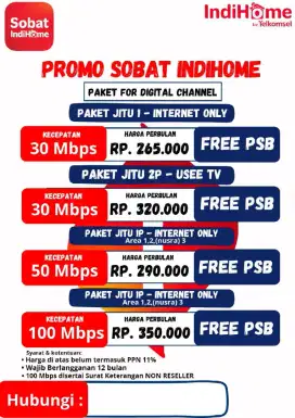 Promo Internet indihome