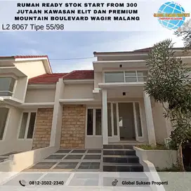 Rumah Minimalis Modern Murah Ready Stock di Mountain Boulevard Malang