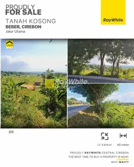 Dijual Tanah Kosong di Jalan Utama Area Beber, Cirebon