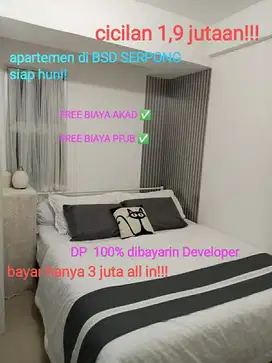 apartemen siap huni 2jutaann serpong bsd