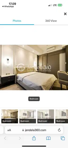 DI SEWAKAN APARTEMENT FULL FURNISH