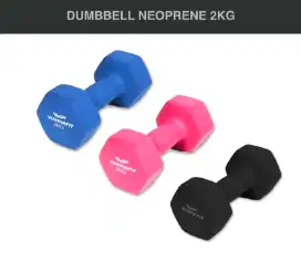 Dumbell 2kg wannafilt dumbbell neoprene barbel vinyl anti slip 2kg