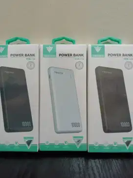 Powerbank tecnix 10,000 mAh Garansi 1 tahun