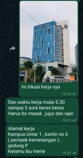 Dicari tukang masak wanita