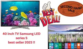 TV Samsung LED 40 Inch Second Bekas Seri 5 UA40F5500AM wifi built in