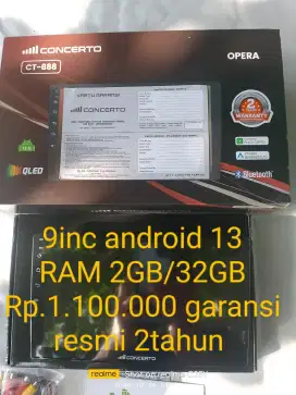 Head unit android 7inc 9inc 10inc RAM 2GB dan RAM 4GB