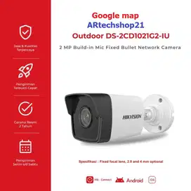 Camera CCTV Outdoor DS-2CD1021G2-IU Hikvision 2MP PoE IP