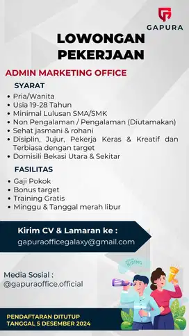 Admin Marketing Office