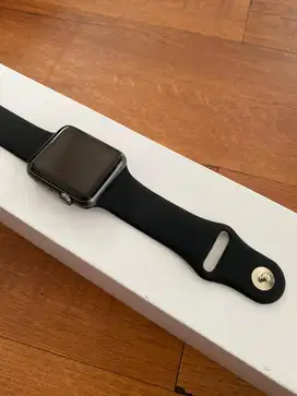 Apple Watch 42mm sport S Grey SEMUA NORMAL Fullset Murah BJM