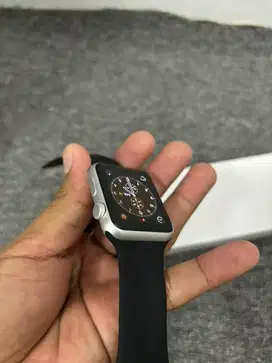 Apple Watch 42mm sport Silver SEMUA NORMAL Fullset Murah BJM