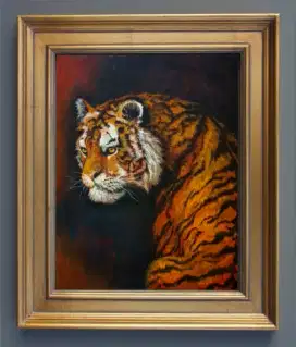 Lukisan Harimau realis