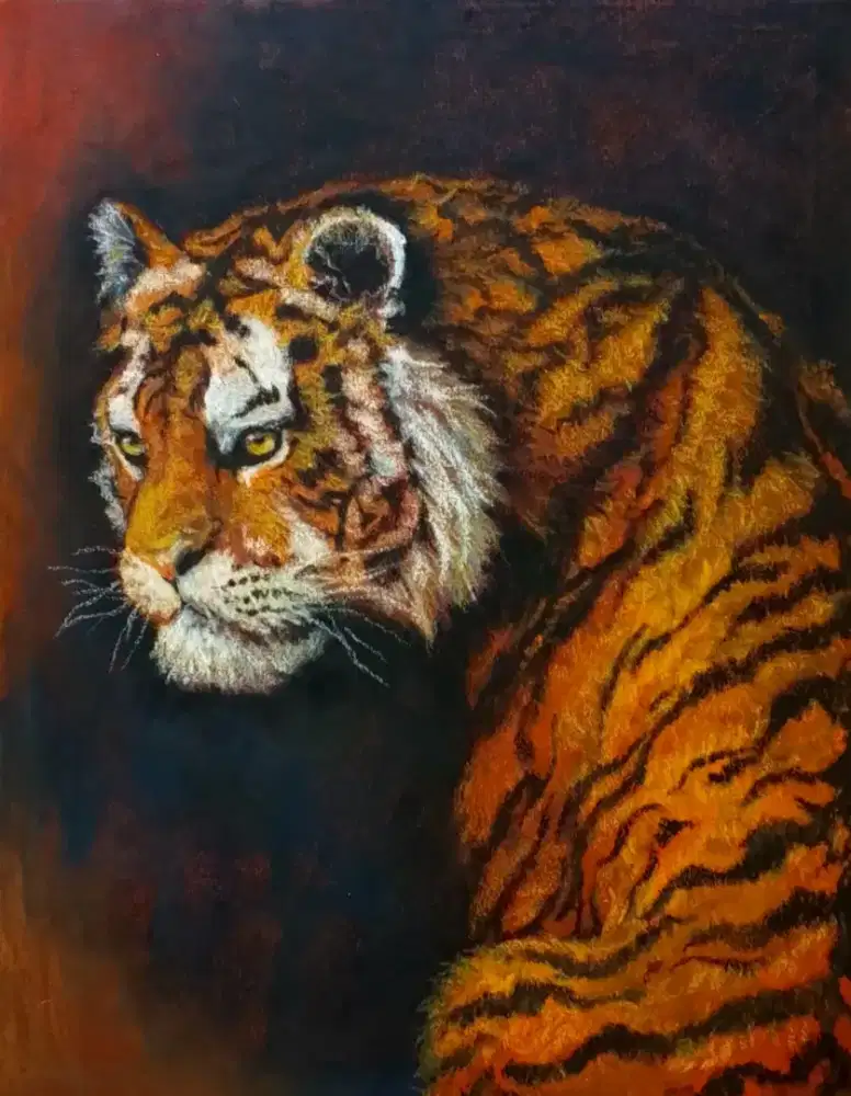 Lukisan Harimau realis