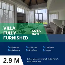 Villa Cantik Fasilitas Lengkap 5 Menit Alun-Alun Kota Batu