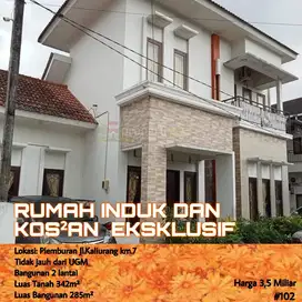 RUMAH INDUK DAN KOS2AN EKSKLUSIF