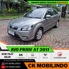 (Km91rb) Kia Rio Pride Matic 2011 ISTIMEWA Kredit Murah