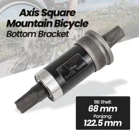 Bottom Bracket Sepeda Mountain Bicycle 68mm 122.5mm