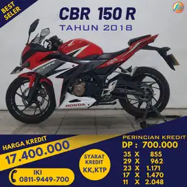 CBR 150 R NEW LED TAHUN 2018 DP 700K174000