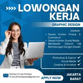 Lowongan Staff Graphic Design