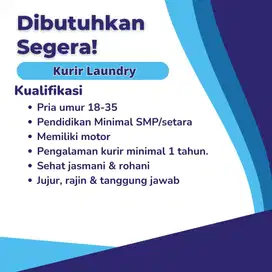 LOKER STAFF KURIR LAUNDRY