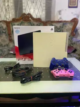 Ps3 slim 500gb full game ( komplit + game bebas pilih )